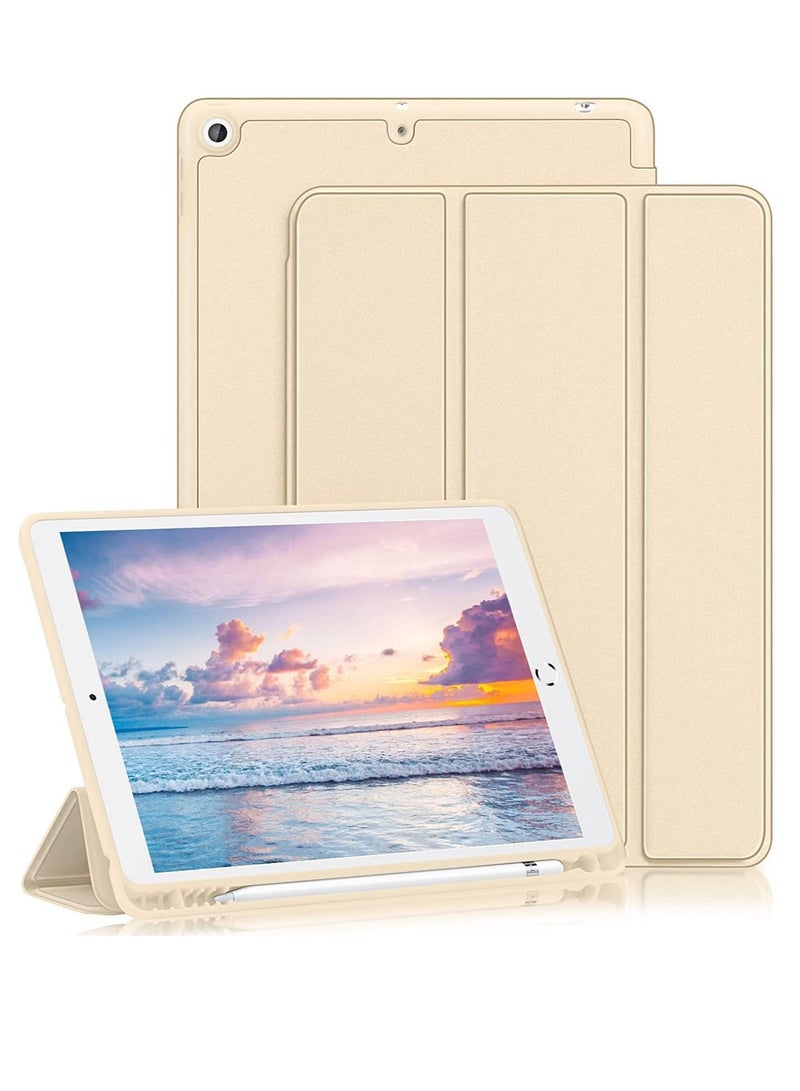 iPad 9th/8th/7th Generation Case (2021/2020/2019) iPad 10.2-Inch Case with Pencil Holder [Sleep/Wake] Slim Soft TPU Back Smart Magnetic Stand Protective Cover Cases - Image 1