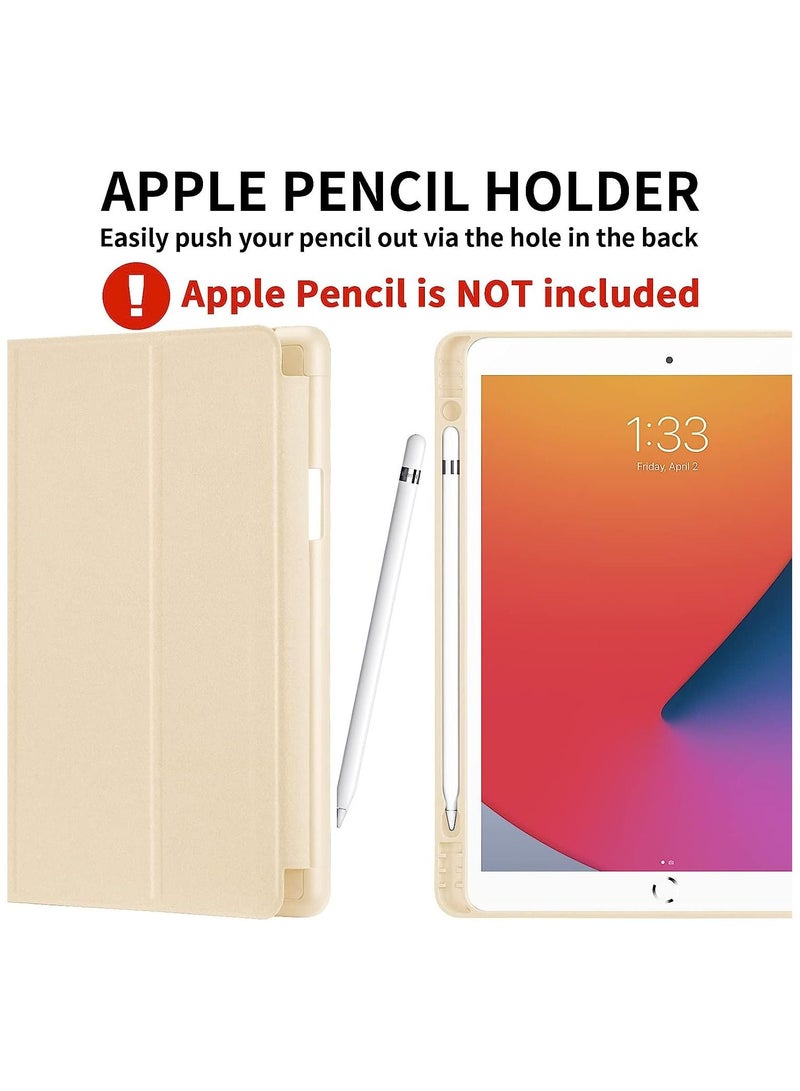 iPad 9th/8th/7th Generation Case (2021/2020/2019) iPad 10.2-Inch Case with Pencil Holder [Sleep/Wake] Slim Soft TPU Back Smart Magnetic Stand Protective Cover Cases - Image 2