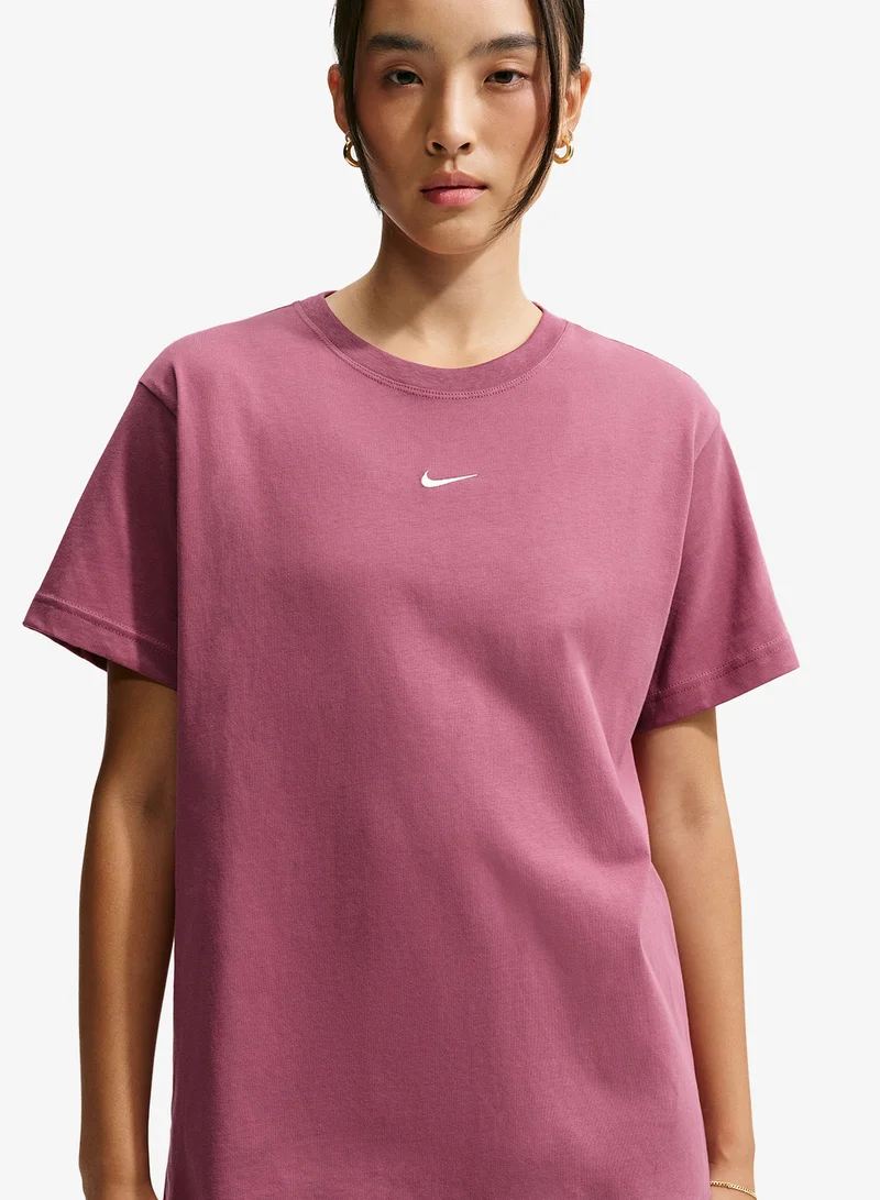 Nike PINK SMOKE/(SAIL) Nsw Classic T-Shirt for Women | Best Price UAE