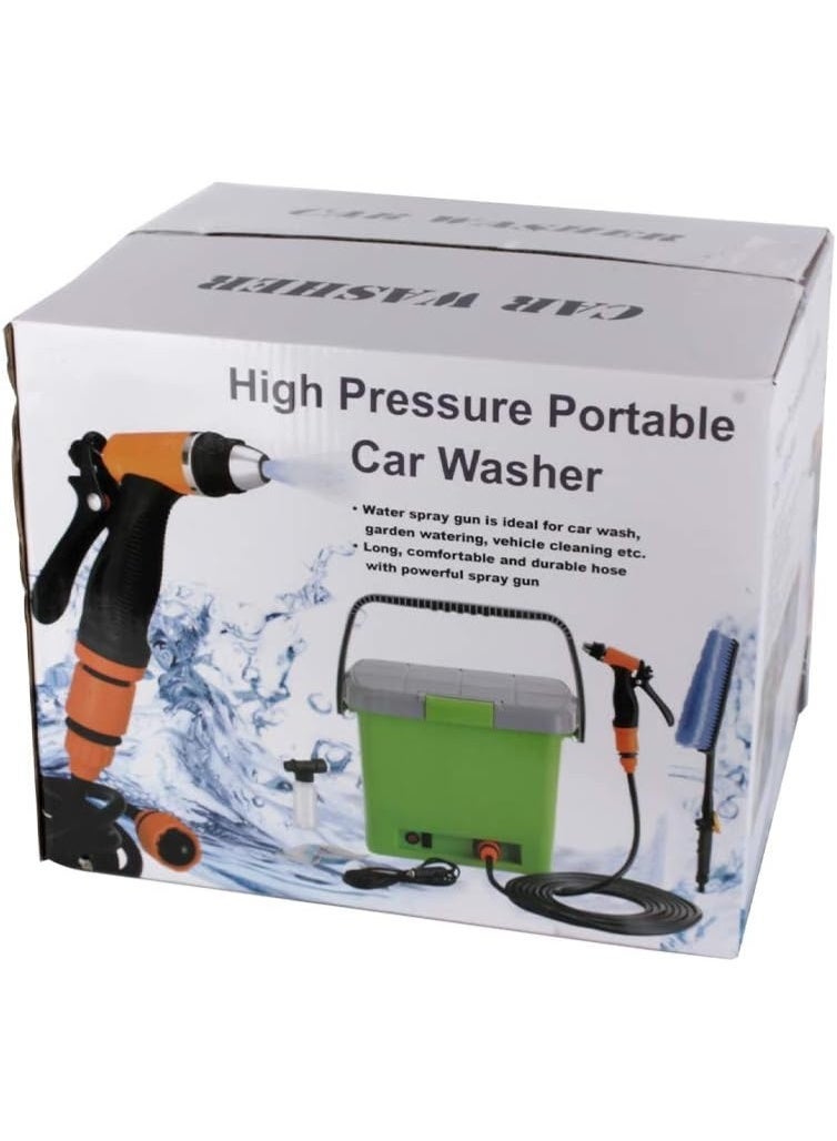 DubaiGallery Multi-Function Portable Car Washer Bucket with Powerful Water Flow, Adjustable Spray Settings and Long Reach Hose, Perfect for Cleaning Cars, Trucks, Motorcycles, Windows, Floors and Garden Areas - Image 5