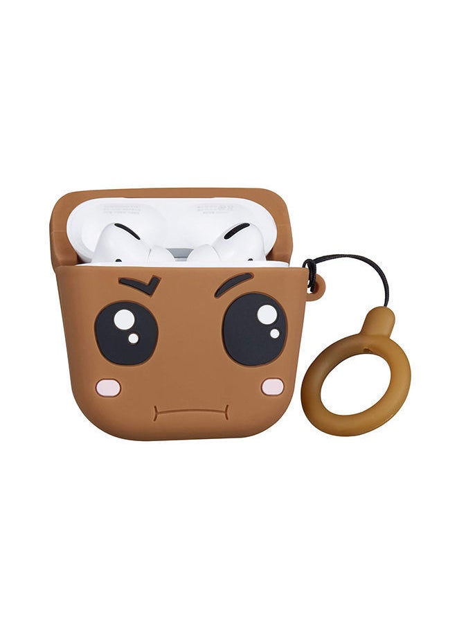 NIBEMINENT - Tree Baby Cartoon Pattern Case Cover For Apple AirPods Pro 3 Brown - Image 1