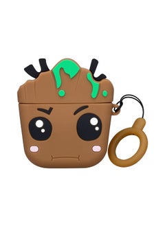 Tree Baby Cartoon Pattern Case Cover For Apple AirPods Pro 3 Brown