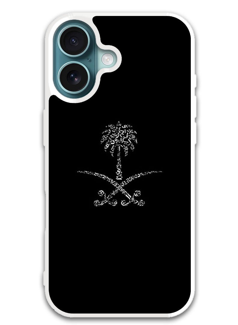 Theodor Protective Case Cover For APPLE IPHONE 16 Ksa (White Bumper) - Image 1