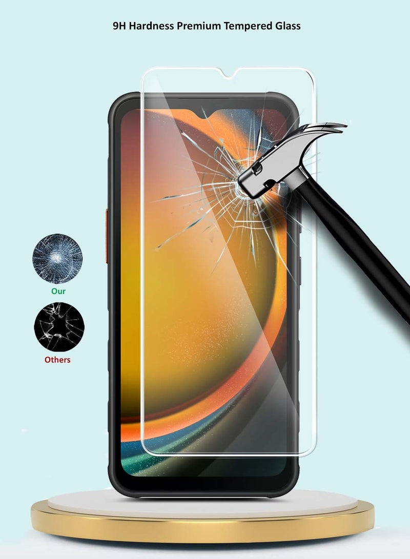 GMAX Samsung Galaxy XCover7 Pro 5G 2025 GMAX Premium Series Curved Edges 9H 2.5D Tempered Glass Screen Protector - Clear - Image 3