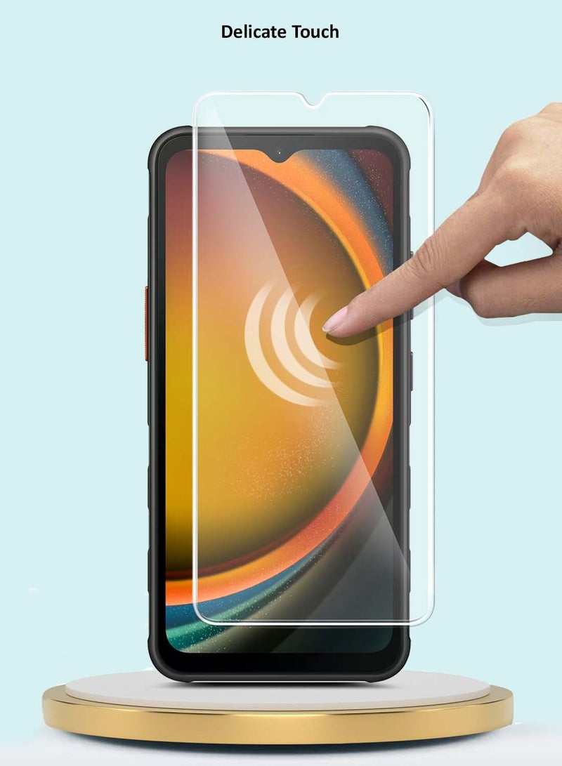 GMAX Samsung Galaxy XCover7 Pro 5G 2025 GMAX Premium Series Curved Edges 9H 2.5D Tempered Glass Screen Protector - Clear - Image 4