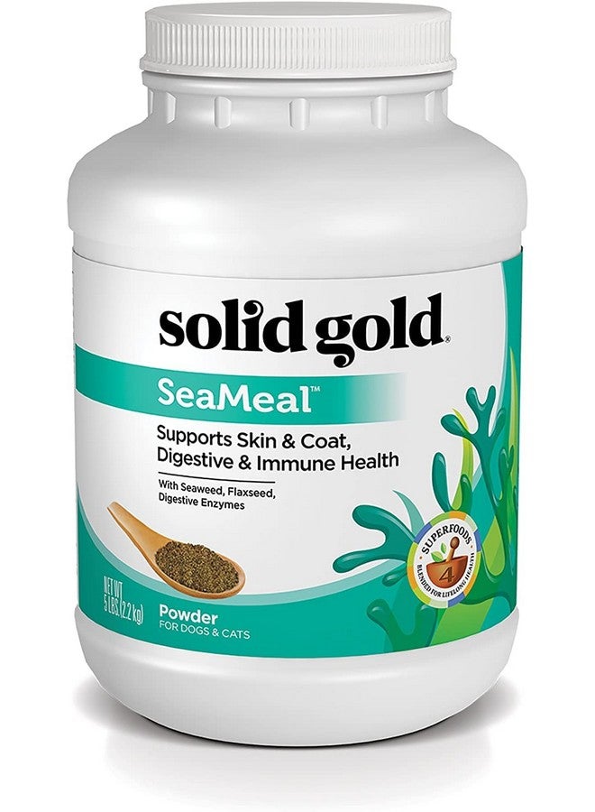 Solid Gold Dog & Cat Vitamin Supplements - Kelp Powder, Omega 3, Vitamins, Digestive Enzymes, Immune Support - 5 LB - Image 1