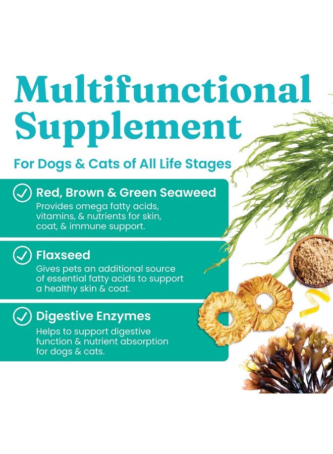 Solid Gold Dog & Cat Vitamin Supplements - Kelp Powder, Omega 3, Vitamins, Digestive Enzymes, Immune Support - 5 LB - Image 2