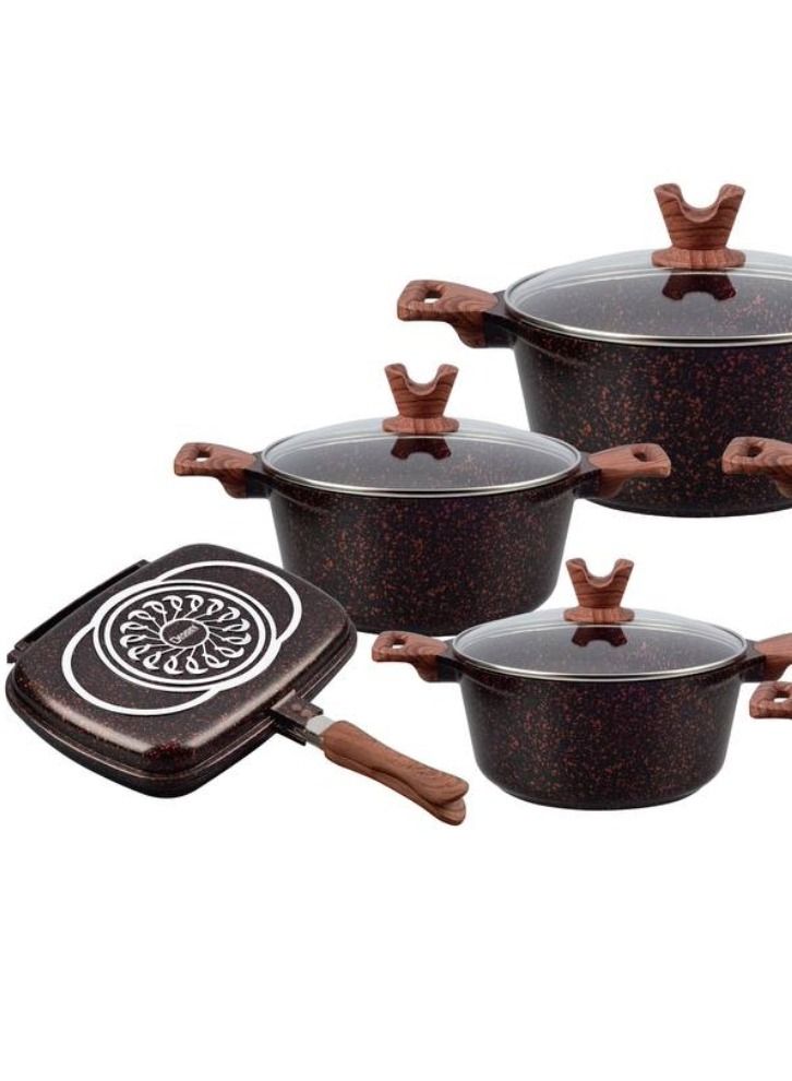 ديسيني 19 قطعة مجموعة تجهيزات المطابخ المطابخ المطلية بالجرانيت - Image 2