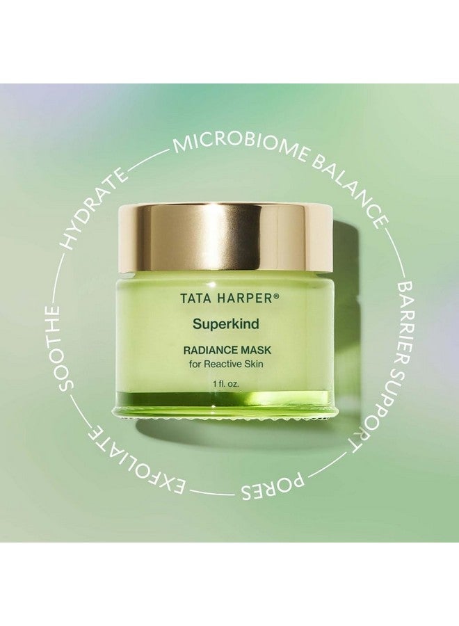 تاتا هاربر قناع تاتا هاربر سوبر كايند راديانس، تقشير لطيف وترطيب للبشرة المتفاعلة، طبيعي 100%، مصنوع طازجًا في فيرمونت، 30 مل - Image 2