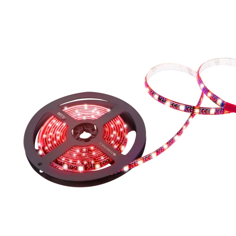 ZEBRONICS ZEBRONICS Zeb LS20 Flexible Strip with 29 RGB Modes 3M 5V Powered Rhythmic Music Effect  - Image 1