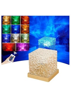 Serenova Crystal Table Lamp Rgb Color Changing Night Light,Romantic Led Rose Diamond Touch Lamps For Living Room And Gifting  - Image 1
