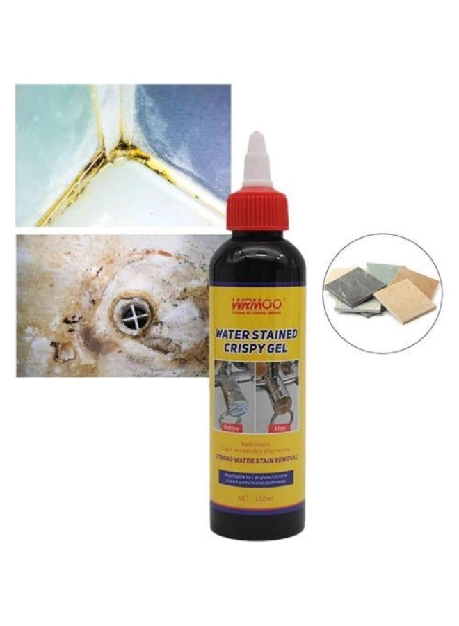 كريسبي جل تنظيف فوري للحمامات والزجاج - يزيل بقع الماء والصدأ والترسبات المعدنية والأوساخ من السيراميك، المرايا، والحنفيات - Image 5