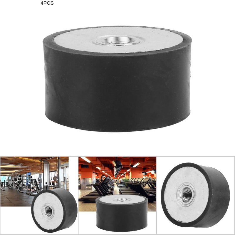 4 قطع من مواسات مطاطية ذات رابط أنثى عازلة للاهتزاز (DE40*20 M8) - Image 4