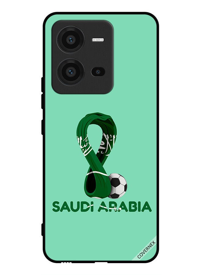 Covernex Protective Case Cover For vivo V25 Flag Of Saudi Arabia On Fifa Wc Qatar - Image 1