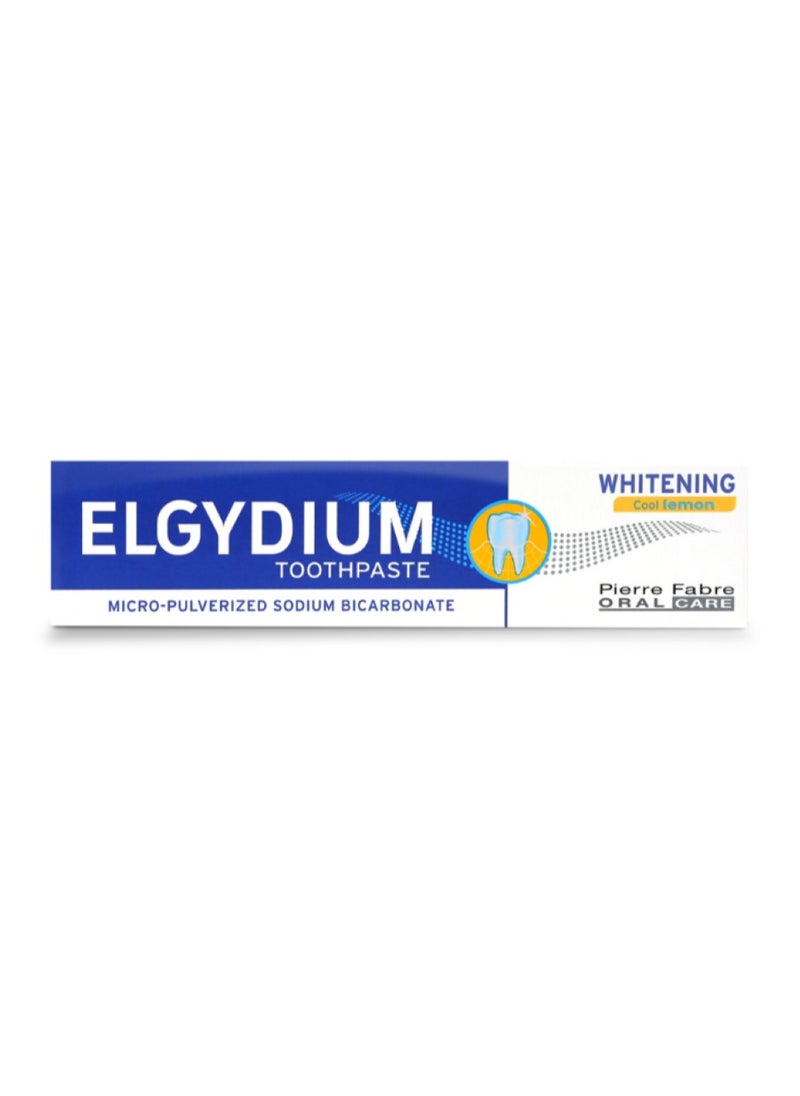 ELGYDIUM - Elgydium Whitening Toothpaste Cool Lemon 75ml - Image 1