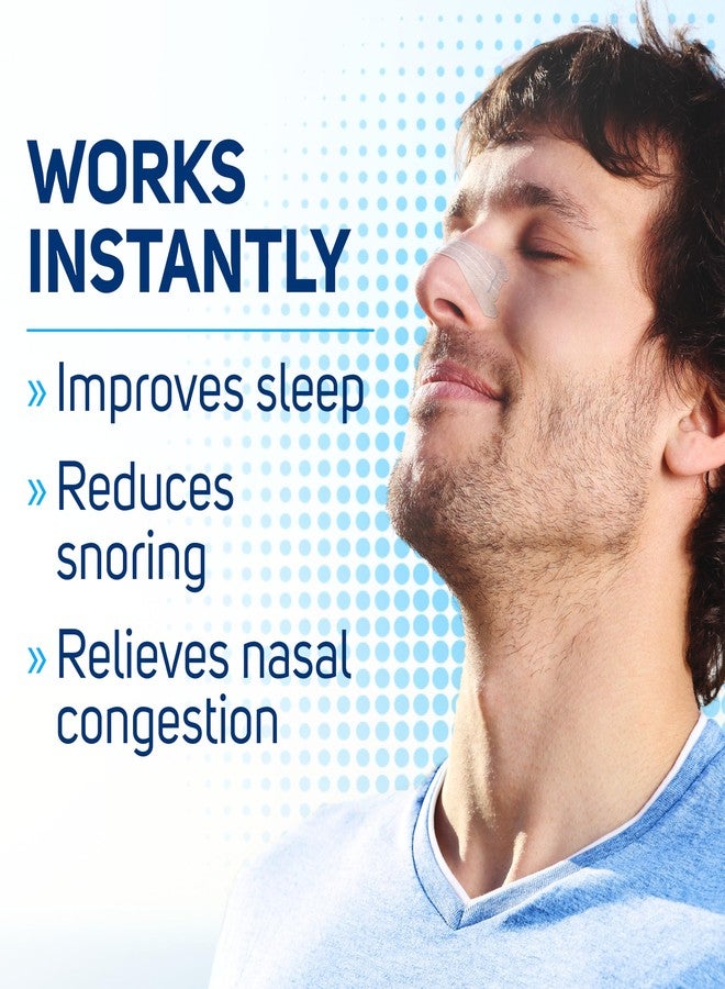 Clear Passage Nasal Strips Large, Clear, 50 ct | Works Instantly to Improve Sleep, Reduce Snoring, Relieve Nasal Congestion Due to Colds & Allergies - Image 2