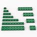 YUJHITP Green Building Plate Bulk Assortment Pack 300PCS Green Small Base Plate Accessories Compatible with LEGO 300 Pieces Age 6 - Image 2