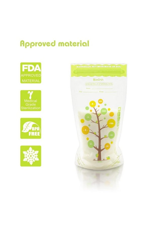 Bimirth Bimirth Breastmilk Storage Bags Pre-sterilized 8oz 112counts Easy Pour Spout,BPA Free Ready to Use Double Zipper Seal Bags for Pumping Freezing and Feeding Milk Self-Standing,CPC Test Passed  - Image 3