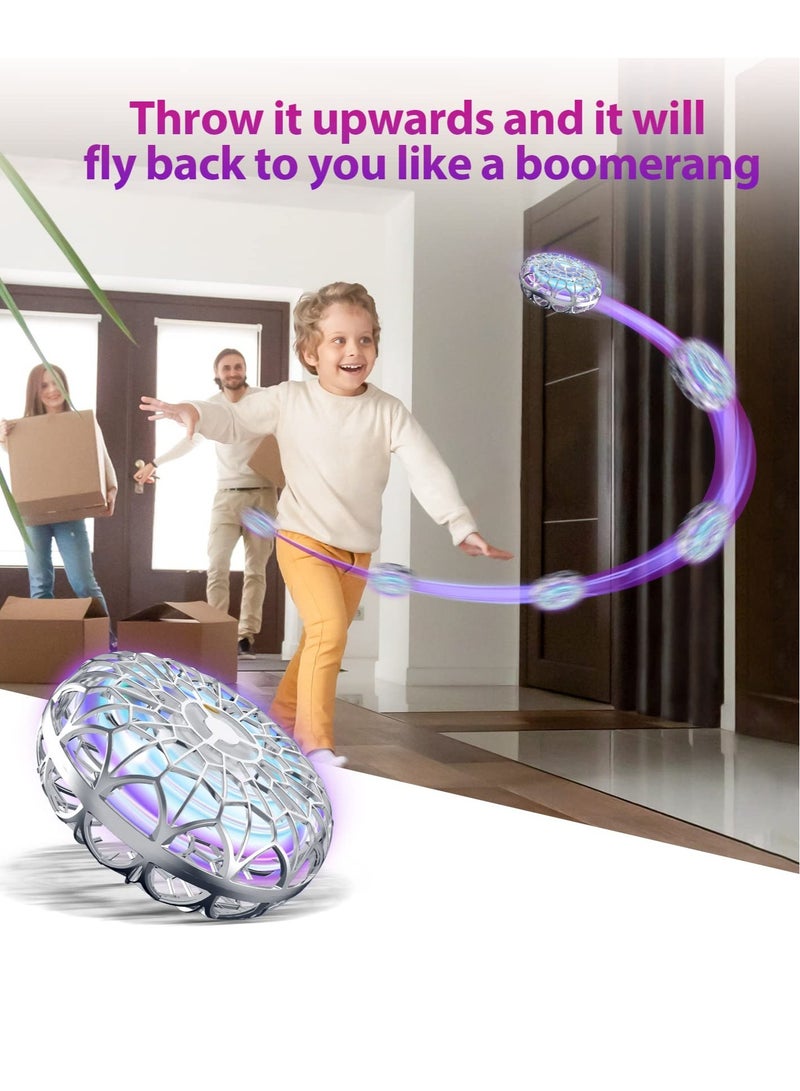 KASTWAVE 360° Rotating Flying Orb Ball Toys, Hand Controlled Motion Sensor Mini Drone, Mini Drone for Kids Adult, Flying Spinner UFO with LED Light Indoor Outdoor Toys for Boys and Girls - Image 5