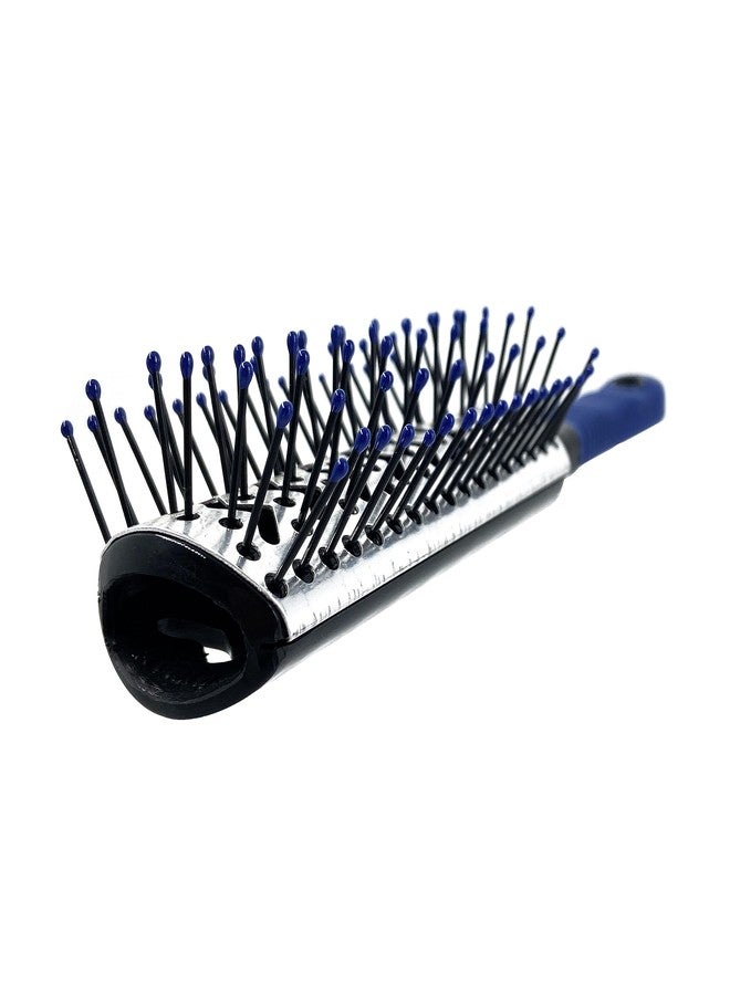 Phillips Brush Hot Styler Metal Vented Hair Brush for Blow Drying & Styling, Anti-Static Ball Tipped Nylon Bristles - Rubber Ergonomic Handle - Image 4