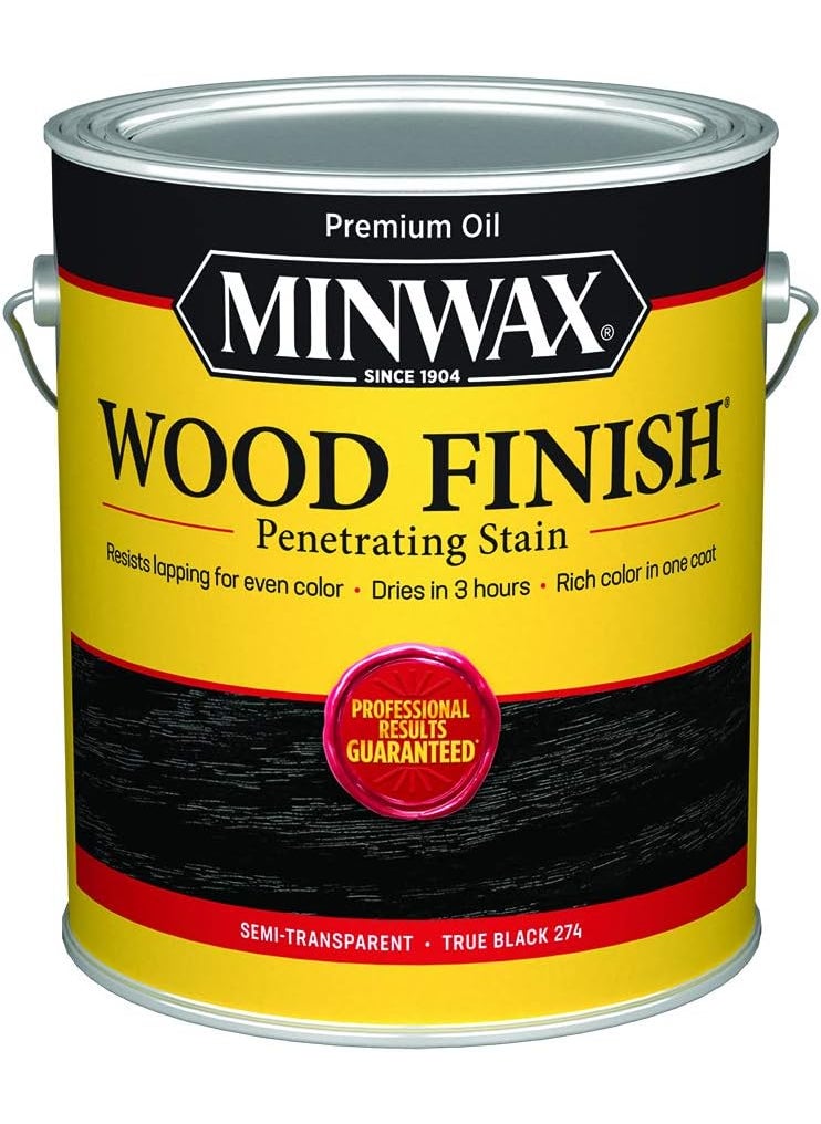 Minwax 1 gal Minwax 71151 True Black Wood Finish Penetrating OilBased Wood Stain  - Image 1