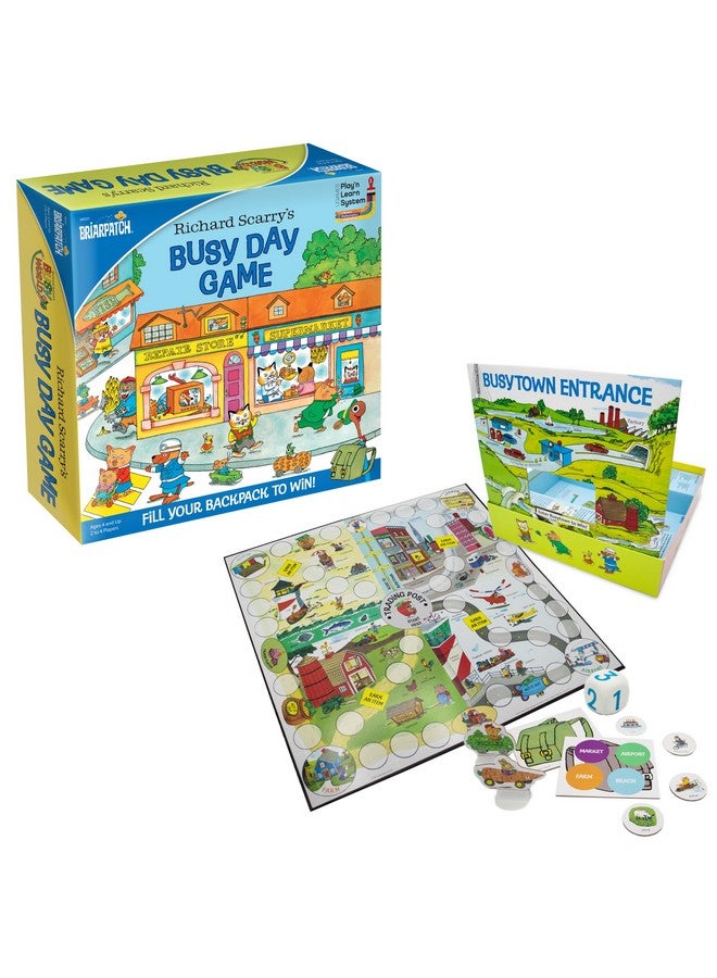 Briarpatch, Richard Scarry's Busy Day Game, Based on Early Reader Books for Preschool, Kindergarten and 1st Grade - Image 1