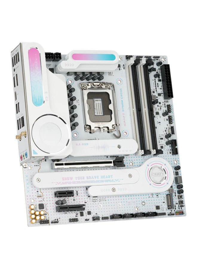 MAXSUN Mingxuan Ms-icraft B760m Cross D5 E-jie Gaming Heart Motherboard Supports 13400f/12600kf/14600kf - Image 2