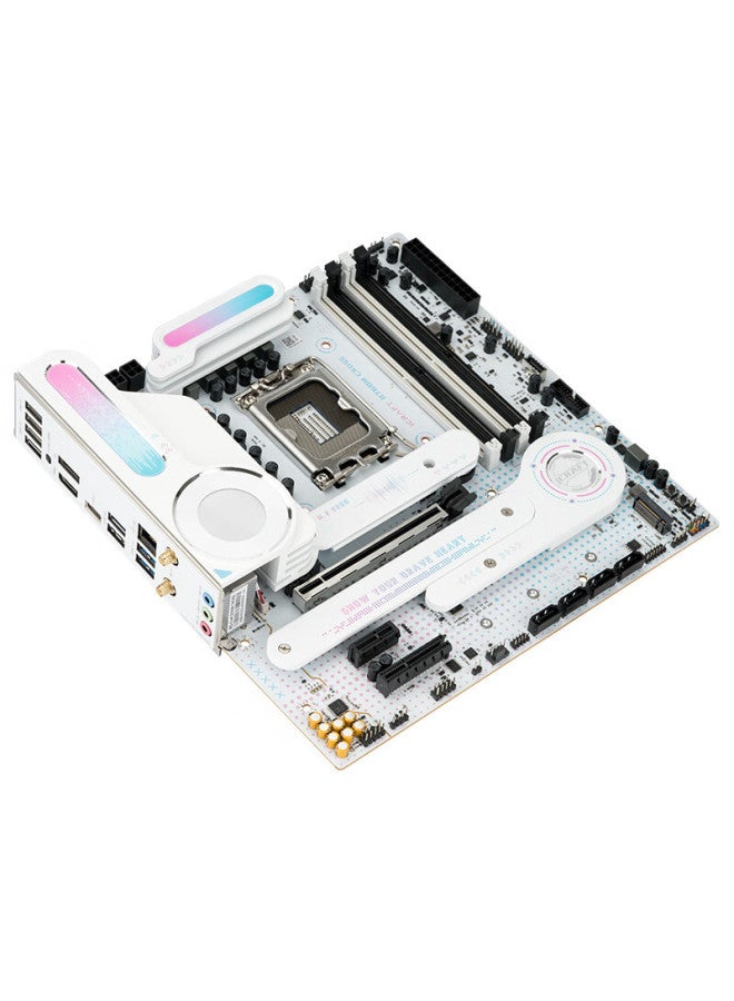 MAXSUN Mingxuan Ms-icraft B760m Cross D5 E-jie Gaming Heart Motherboard Supports 13400f/12600kf/14600kf - Image 4