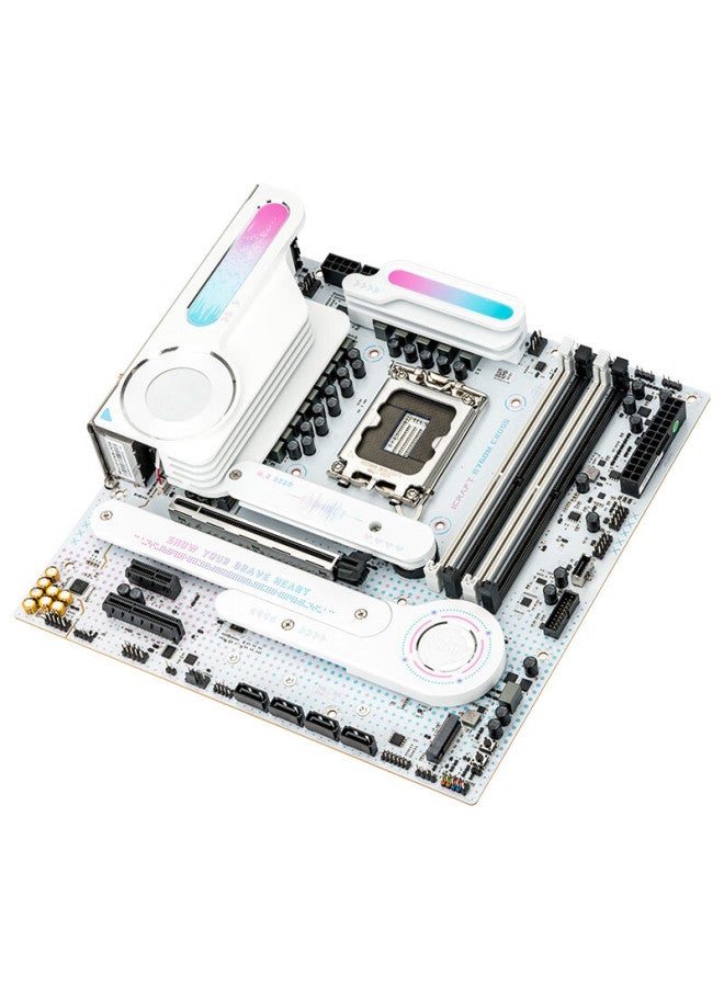 MAXSUN Mingxuan Ms-icraft B760m Cross D5 E-jie Gaming Heart Motherboard Supports 13400f/12600kf/14600kf - Image 5