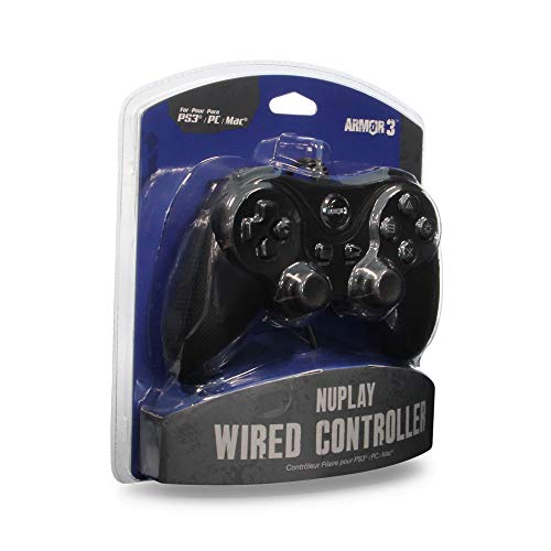 Armor3 "Nuplay" Wired Game Controller for PS3 (Black) - Image 2