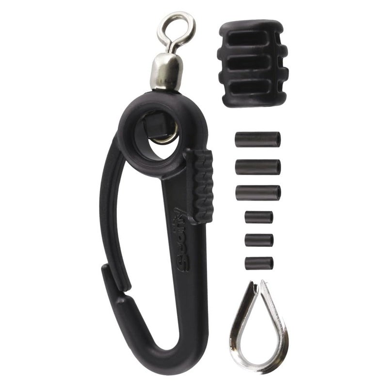 Scotty #1154 Terminal Kit with Snap, Black - Image 5