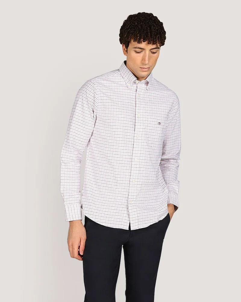 GANT  Regular Classic Oxford Check Shirt for Men | Best Price UAE