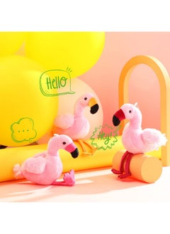 Civaner 12 Pieces Flamingo Stuffed Animal 5.5 Inch Plush Flamingo Toys For Flamingo Birthday Party Decoration Favors Beach Luau Party Ornaments  - Image 3