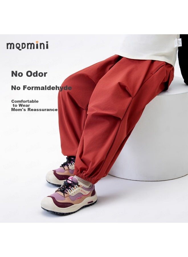 Mqdmini Kids' Casual Pants Boys Girls Children'S Sports Trousers Simple Paratrooper Pants - Image 2