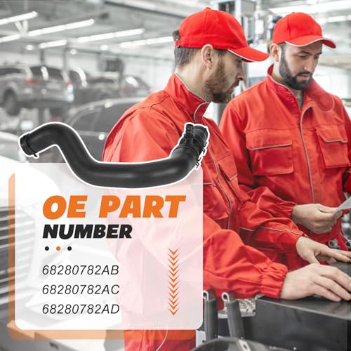Dilomber 68280782AD Engine Radiator Inlet Hose Fits for Jeep Wrangler 2018-2025, for Gladiator 2020-2025, 3.6L V6#Replace 68280782AB 68280782AC - Image 4