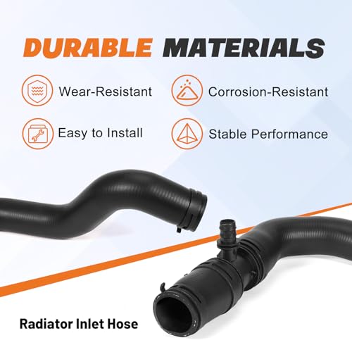 Dilomber 68280782AD Engine Radiator Inlet Hose Fits for Jeep Wrangler 2018-2025, for Gladiator 2020-2025, 3.6L V6#Replace 68280782AB 68280782AC - Image 3