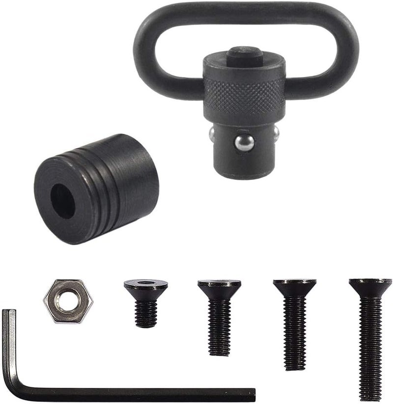JIALITTE Store QD 1'' Swivels Mount Quick Detach Loop Base Kit with 4 Screws + 1 nut + 1 Wrench - Image 1