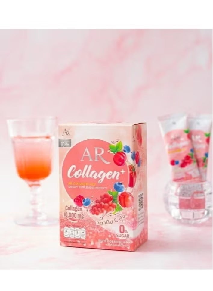 AR Collagen+ Beauty Collagen Powder 10 Sachets | 10,000 mg Collagen + Vitamin C Drink - Image 2