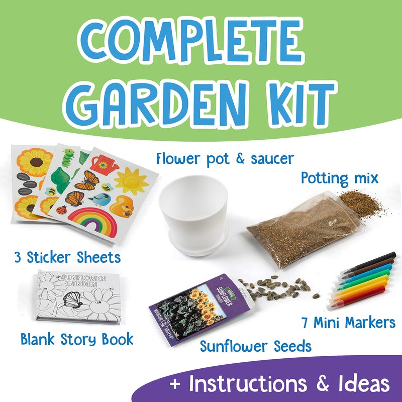 Creativity for Kids Creativity for Kids Sunflower Garden - Sunflower Growing Kit - Garden Set for Girls and Boys  - Image 3