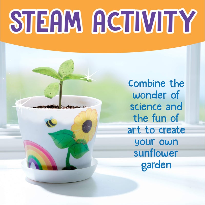 Creativity for Kids Creativity for Kids Sunflower Garden - Sunflower Growing Kit - Garden Set for Girls and Boys  - Image 4