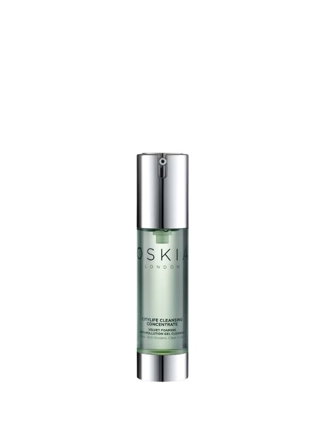 Oskia Citylife Cleansing Concentrate Velvet Foaming Anti-Pollution Gel Cleanser 40ml - Image 1