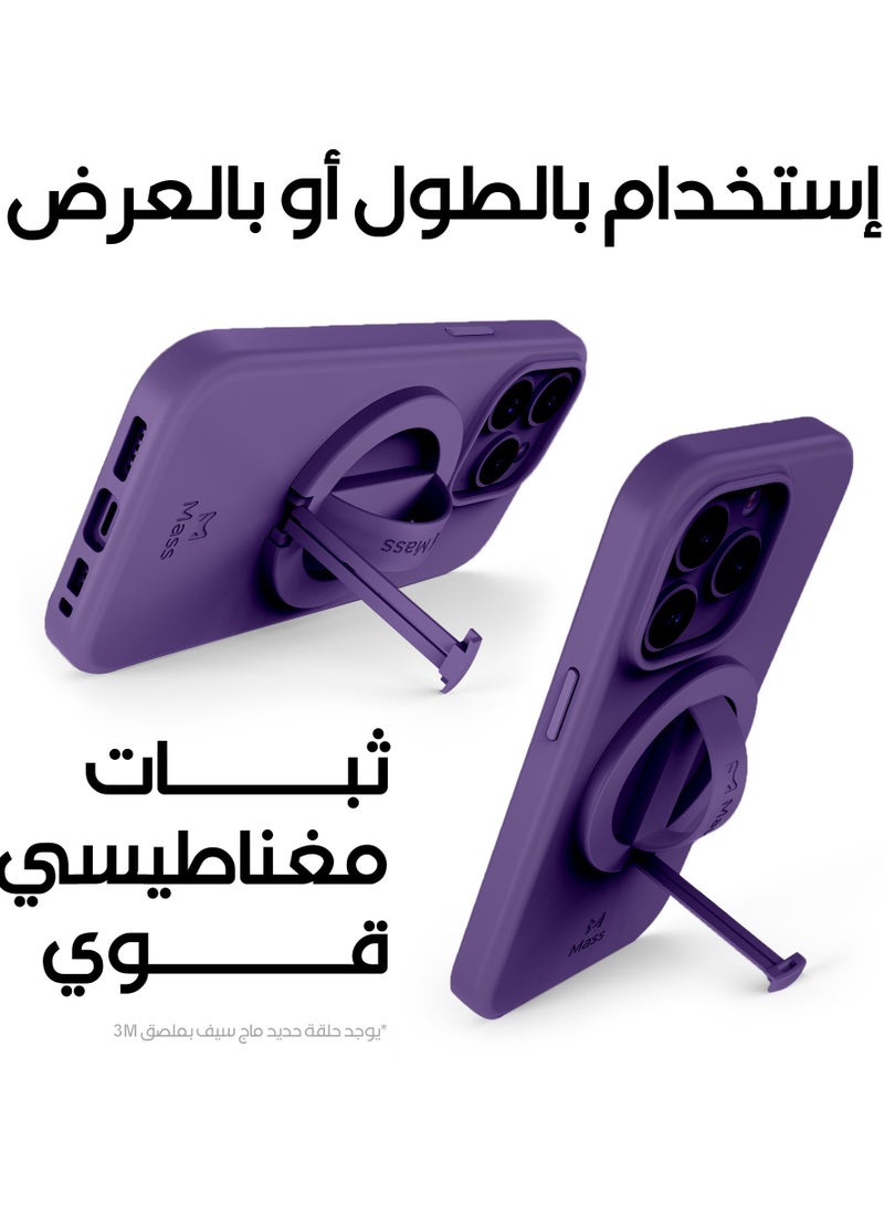 ماس مسكة Arch ماج سيف مع ستاند من ماس بنفسجي - Image 2