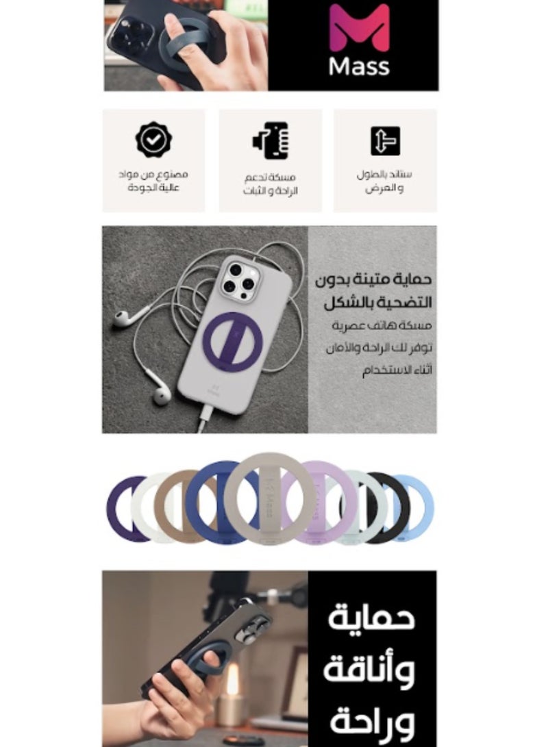 ماس مسكة Arch ماج سيف مع ستاند من ماس بنفسجي - Image 5