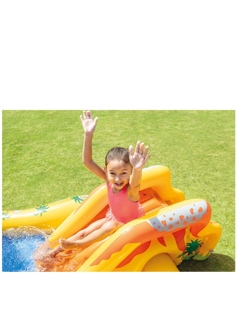 Arabest Pool Children's Pool Dinosaur Inflatable Play Centre 98" x 75" x 43" Suitable for Children from 2 years old - Image 4