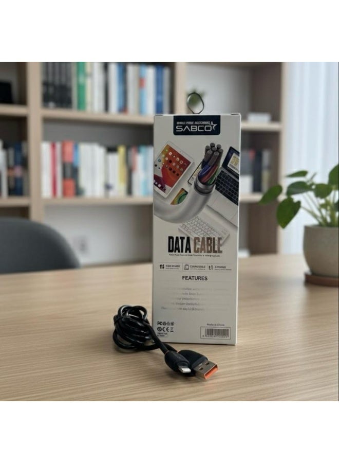 كابل بيانات USB عالي السرعة إلى Lightning ممتاز - متين وعالمي للمزامنة/الشحن - Image 2