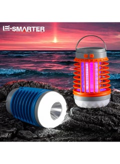 Generic Led Shock-style Mosquito Killer Lamp Outdoor Usb Charging Lighting Mosquito Trap Indoor Silent Repellent-Color:(Blue) W890-2 Hook Mosquito Lamp (Diamond Stare Blankly Bottom)  - Image 4