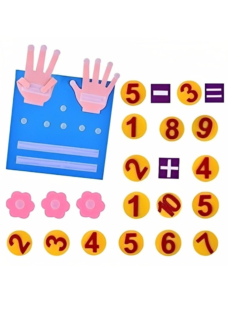 Learning Board Finger Addition and Subtraction Arithmetic, Math Toys for Toddlers, Number Math Toy Set, Maths Counting Early Education Toys, Kindergarten Preschool and Home Toys  - Image 3