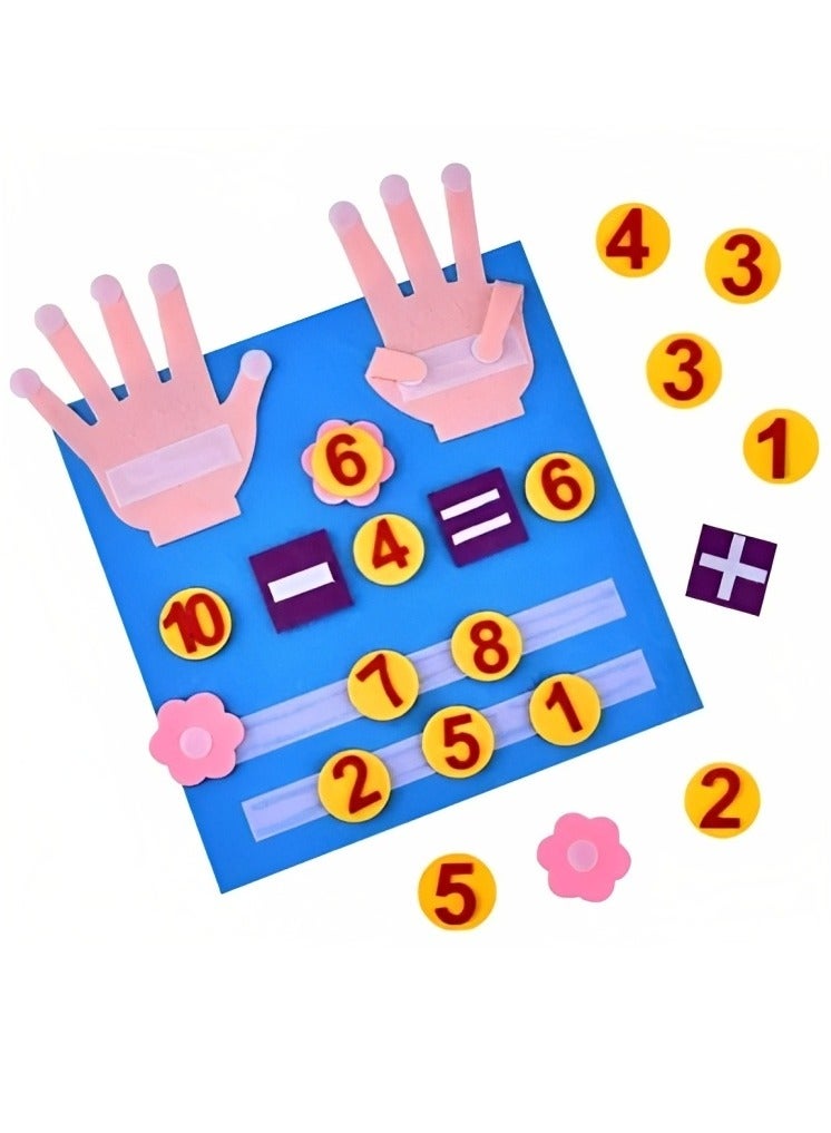 Learning Board Finger Addition and Subtraction Arithmetic, Math Toys for Toddlers, Number Math Toy Set, Maths Counting Early Education Toys, Kindergarten Preschool and Home Toys  - Image 2