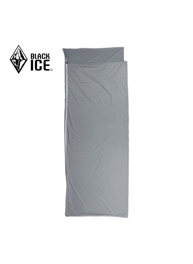 Black Ice Blackice Velvet Sleeping Bag Liner, Portable Travel Sleeping Pad, Hotel Hygiene Bed Cover Z6513, Green, One Size Fits All - Image 3