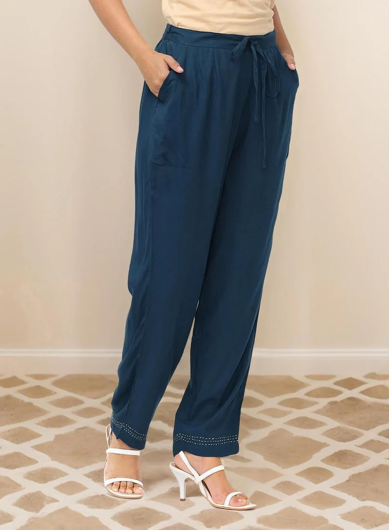 ISHIN  Women Blue Cotton Co-ords for Women | Best Price UAE